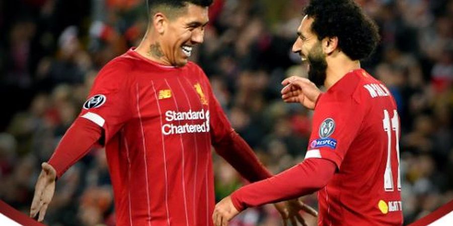 Hasil Liga Champions - Firmino, Mane, Salah Menggila, Liverpool Menangi Duel 7 Gol