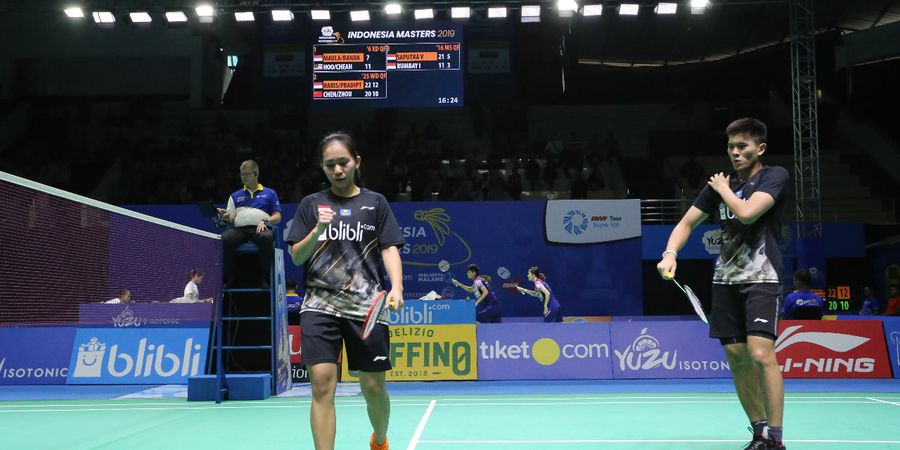 Hasil Final Indonesia Masters 2019 - Adnan/Mychelle Takluk Secara Dramatis