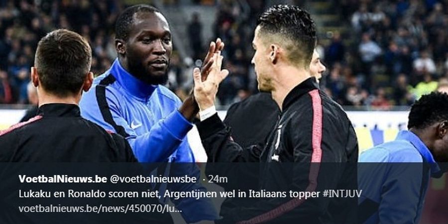 Setuju Dengan Ronaldo, Lukaku Sebut Sulit Bermain di Liga Italia