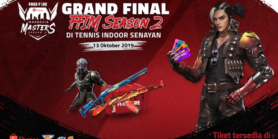 Ramaikan Kick Off Piala Presiden Esports 2020 dan Grand Final Free Fire Shopee Indonesia Masters Season 2 di Tennis Indoor Senayan