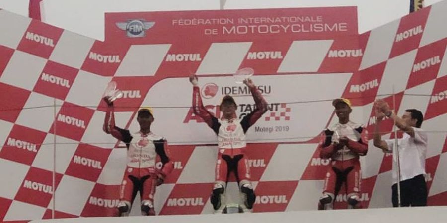 Pembalap Astra Honda Naik Podium Asia Talent Cup di Sirkuit Motegi