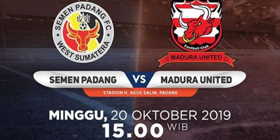 Link Live Streaming Semen Padang Vs Madura United, Laga Pekan Ke-23 Liga 1 2019