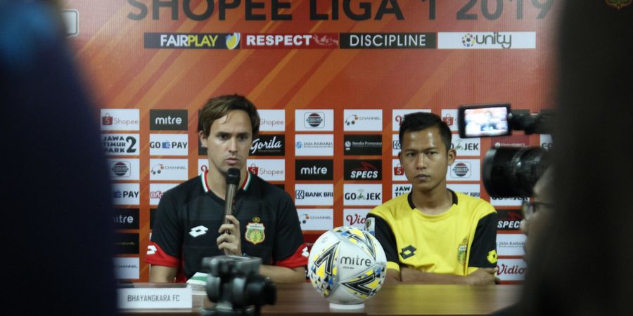 Target Pelatih Bhayangkara FC Jelang Hadapi Persib di Kandang