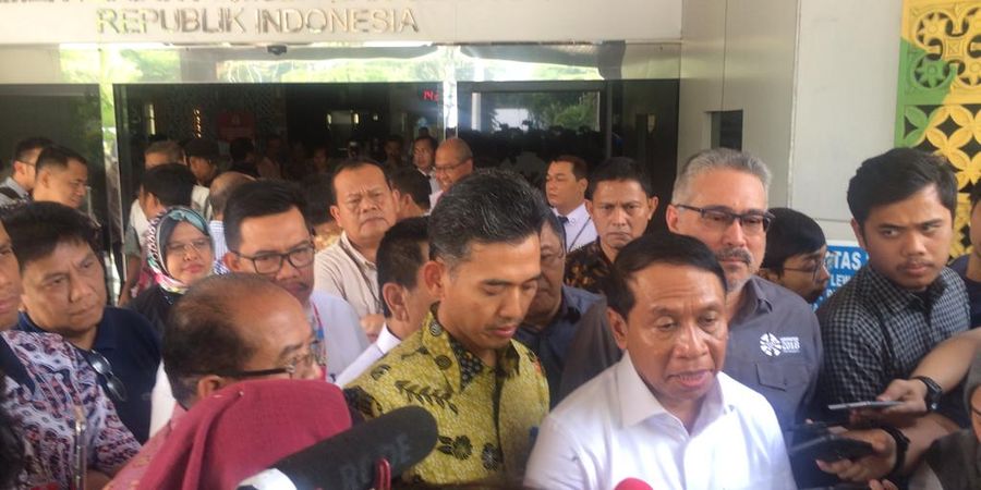 Tiba di Kantor Kemenpora, Menpora Zainudin Amali Mengaku Kaget