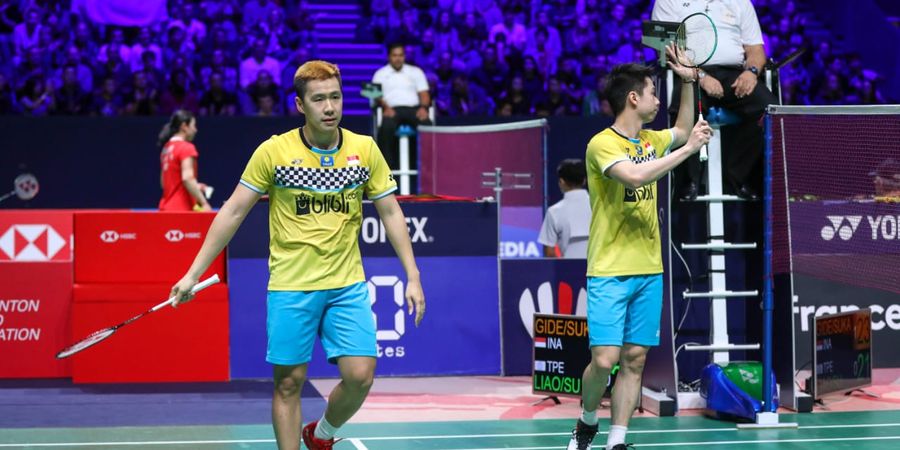 Fuzhou China Open 2019 - Marcus/Kevin Tak Mau Lagi Kecolongan di Awal