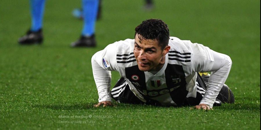 Media Argentina Anggap Kocak Diving Ronaldo yang Menangkan Juventus