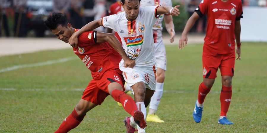 Ditahan Semen Padang, Pelatih Persija Komentari Permainan Timnya