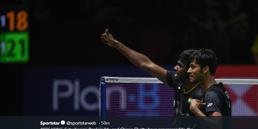 Fuzhou China Open 2019 - Permalukan Duo Menara, Ganda Putra India Tantang Marcus/Kevin di Semifinal