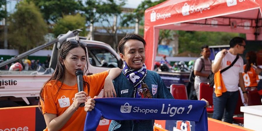 Sebelum Arema FC Menang, Aremania Ceria Sekaligus Bahagia Bersama Shopee