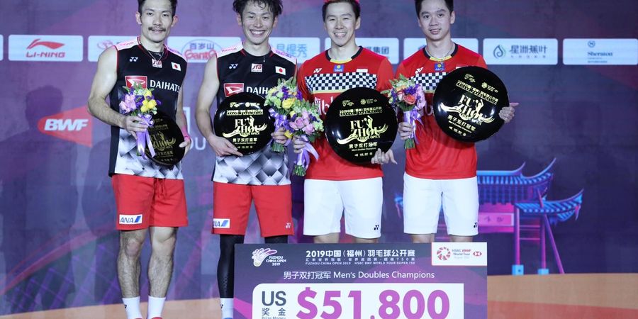 Fuzhou China Open 2019 - Marcus/Kevin Nilai Kamura/Sonda Kehilangan Fokus