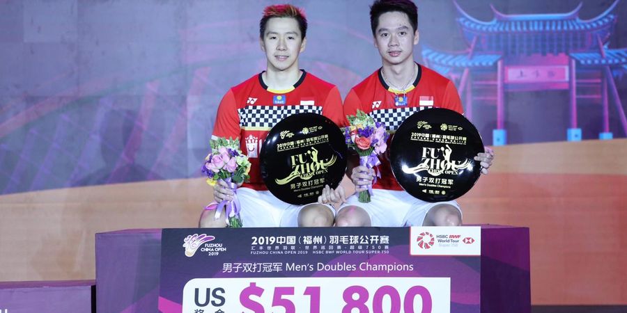 Rekap Final Fuzhou China Open 2019 - Marcus/Kevin Sukses Tuntaskan Misi