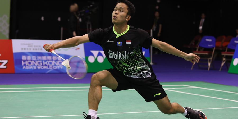 Hasil Hong Kong Open 2019 - Kalah dari Wakil Tuan Rumah, Anthony Gagal Amankan Gelar