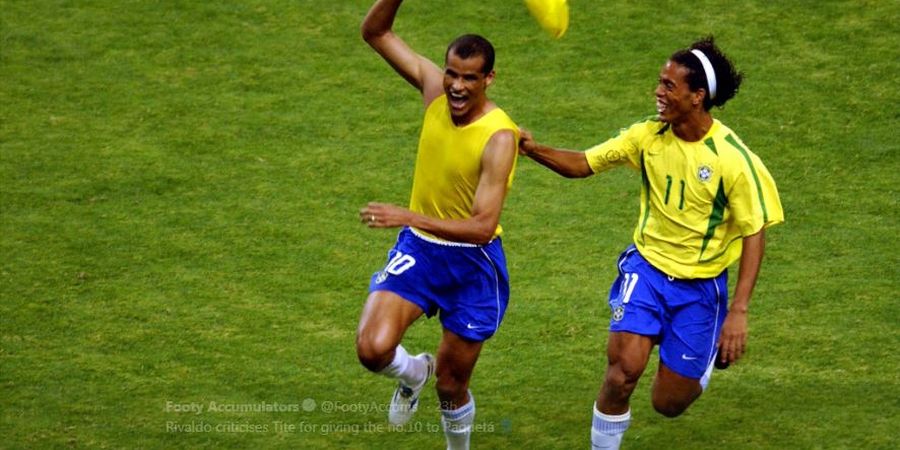 Rivaldo Sedih Kaus Nomor 10 Timnas Brasil Dipakai Gelandang AC Milan