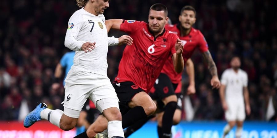 Hasil Kualifikasi Euro 2020 - Atasi Albania, Prancis Sah Juara Grup H