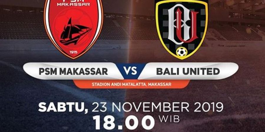 Link Live Streaming PSM Makassar Vs Bali United, Bigmatch Liga 1 Pekan Ke-28