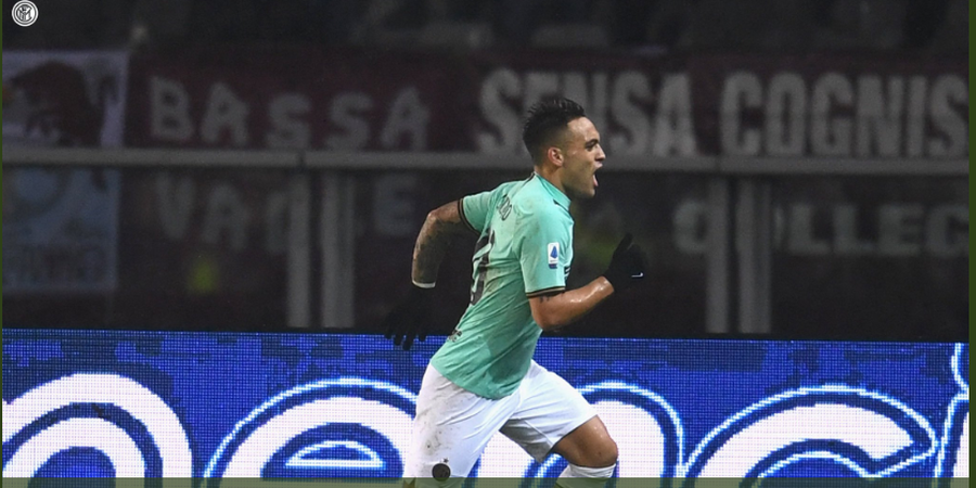 Lautaro Martinez-Romelu Lukaku Cetak Gol Ke-16, Inter Milan Hantam Torino 3-0