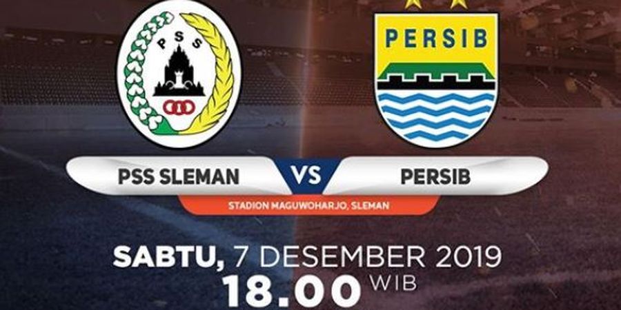 Link Live Streaming PSS Sleman Vs Persib Bandung, Pekan 31 Liga 1 2019