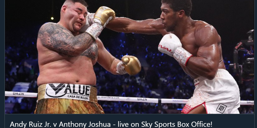 Reaksi Tyson Fury Lihat Pertarungan Anthony Joshua dan Andy Ruiz Jr