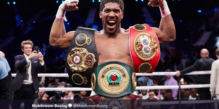 Tanggapan Anthony Joshua jika Dipaksa Copot Gelar Kelas Beratnya