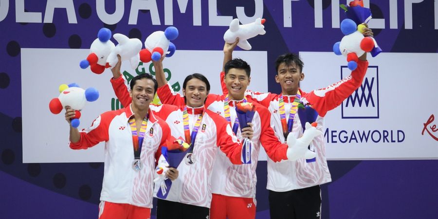 SEA Games 2019 - Renang Estafet 4x100 M Gaya Ganti Putra Raih Perak