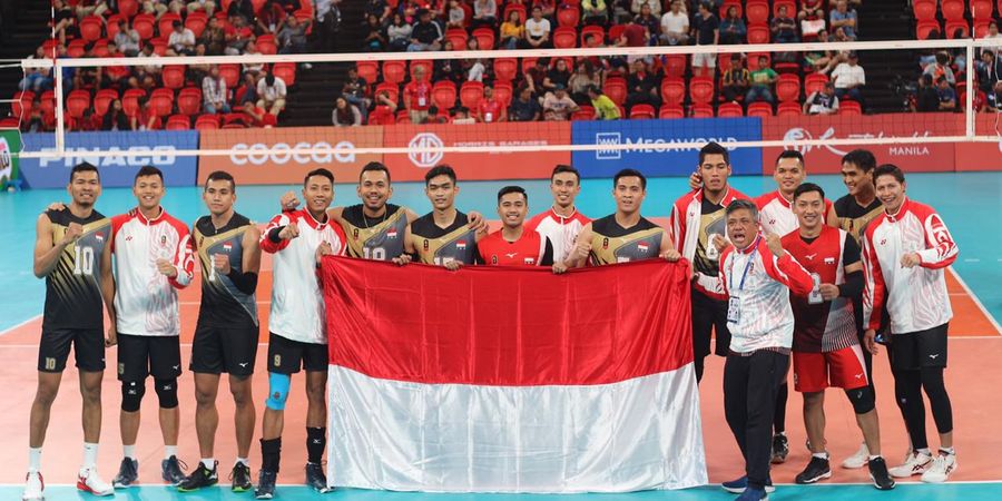 Hasil Final Voli SEA Games 2019 - Tim Voli Putra Indonesia Putus Puasa Medali Emas