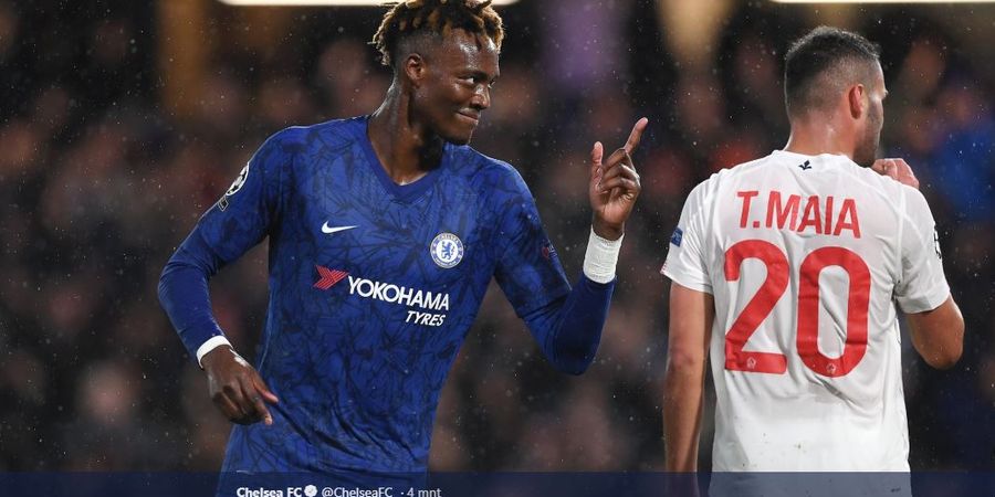 Chelsea Vs Lille - Aksi Tammy Abraham dan Sang Kapten Bawa The Blues Unggul