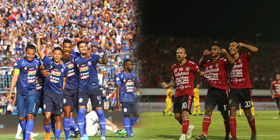 Link Live Streaming Arema FC Vs Bali United, Pekan 33 Liga 1 2019