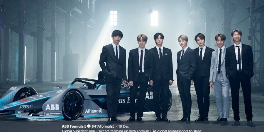 Formula E Rasakan Dampak Besar Setelah Gandeng BTS Jadi Duta Global