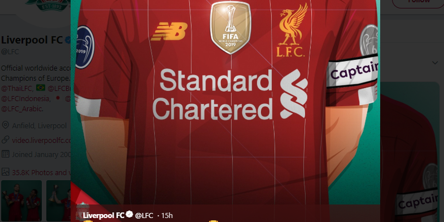 Liverpool Tak Bisa Gunakan Emblem Juara Piala Dunia Klub di Liga Inggris