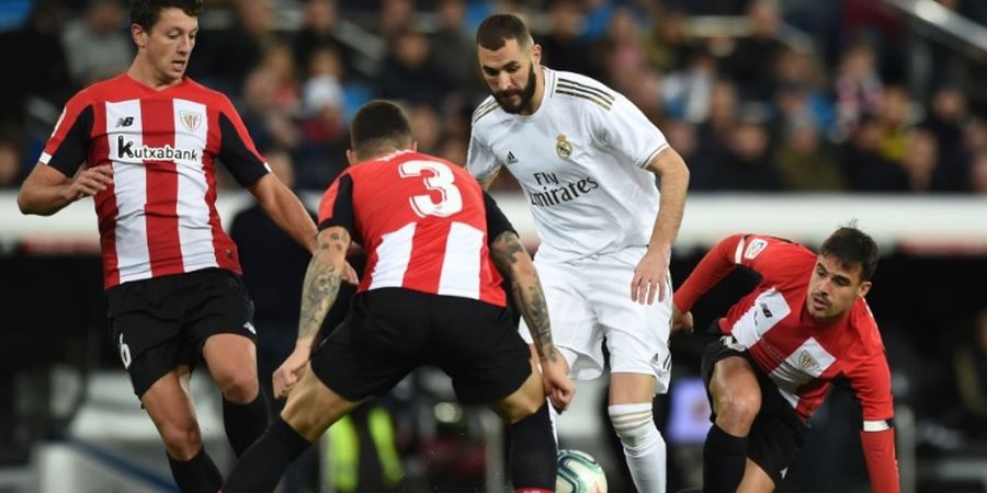 Babak I Real Madrid Vs Bilbao - Lini Depan Buntu, Los Blancos Imbang Tanpa Gol