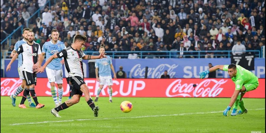 Juventus Kalah, tetapi Paulo Dybala Jadi Raja Gol Piala Super Italia