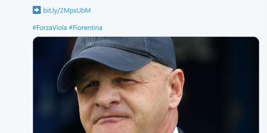 Resmi, Fiorentina Tunjuk Giuseppe Iachini Gantikan Vincenzo Montella