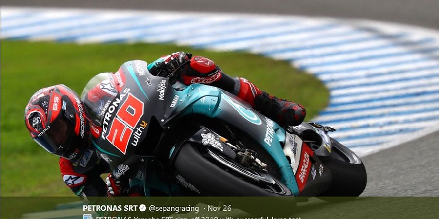 Hasil Sementara Tes Pramusim MotoGP 2020 - Quartararo Tercepat, Rossi Ke-5