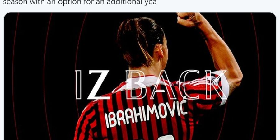 Di AC Milan Zlatan Ibrahimovic Selalu Cetak 4 Gol di Bulan Januari