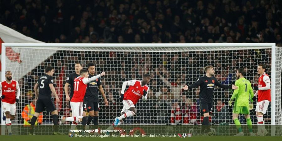 Hasil Liga Inggris - Kemenangan Perdana Arteta, Arsenal Pecundangi Man United