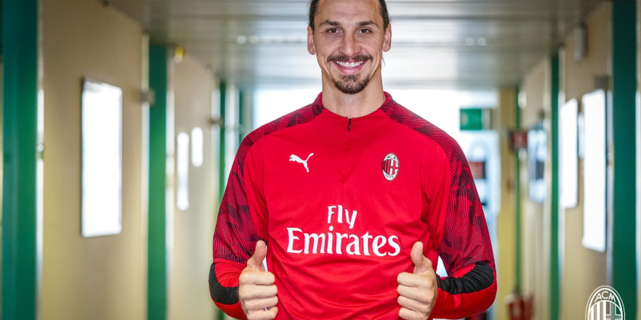 Masuk Skuat AC Milan vs Sampdoria, Kian Jelas Isyarat Zlatan Ibrahimovic Langsung Starter