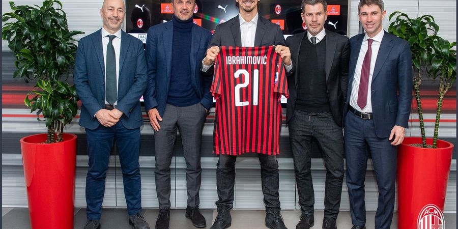 Awas, Ibra! Nomor 21 Pernah Dipakai 2 Striker AC Milan, Semuanya Sial