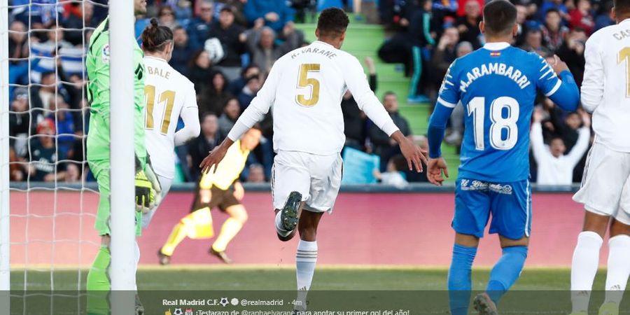 Hasil Liga Spanyol - Real Madrid Menangi Derbi atas Getafe 3 Gol Tanpa Balas