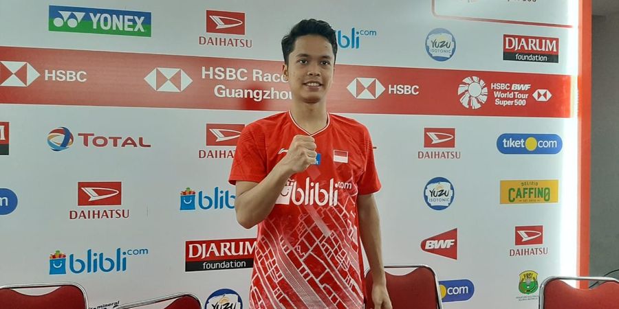 Indonesia Masters 2020 - Anthony Ginting Sempat Merasa Segan Melawan Tommy Sugiarto