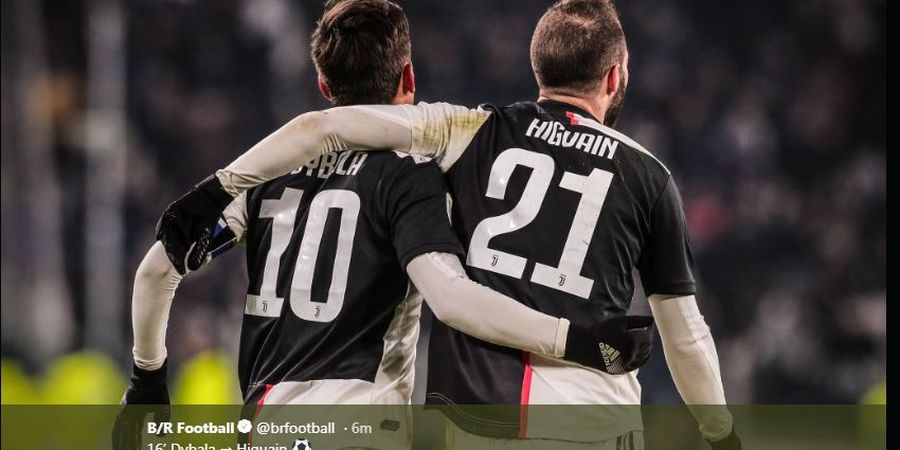 VIDEO, Gol Tek-tok 7 Sentuhan Paulo Dybala dan Gonzalo Higuain untuk Juventus