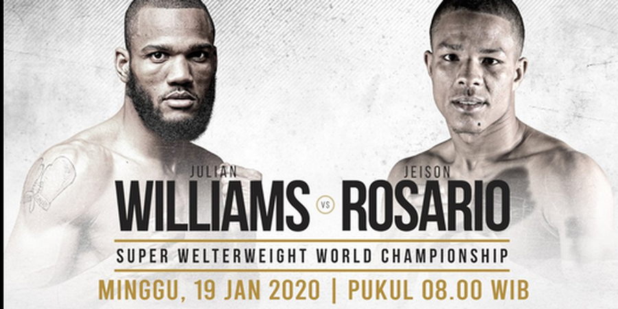 Link Live Streaming Tinju Dunia - Julian Williams vs Jeison Rosario pada Pagi Ini