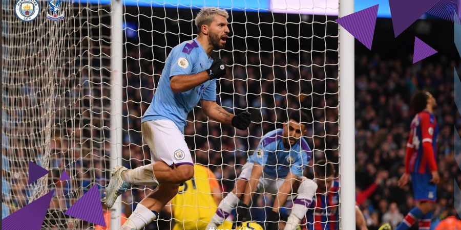 Highlight Manchester City vs Crystal Palace - Gol Ke-251 Sergio Aguero