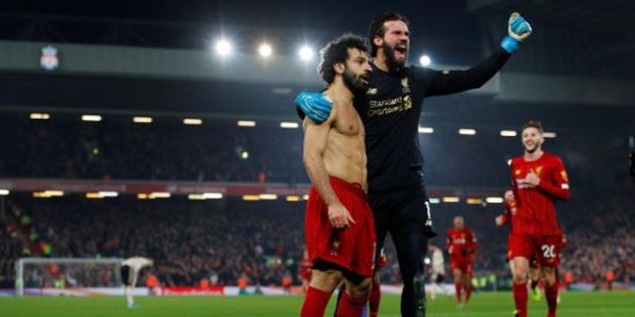 VIDEO - Cetak Assist, Alisson Rela Maraton untuk Rayakan Gol Salah