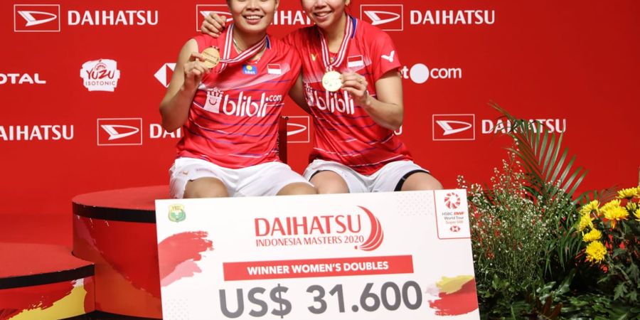 Indonesia Tempel China dalam Raihan Gelar Juara BWF World Tour 2020