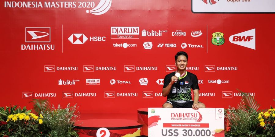  Update Peringkat BWF - Anthony Tembus 5 Besar Dunia, Jonatan Turun 1 Tingkat