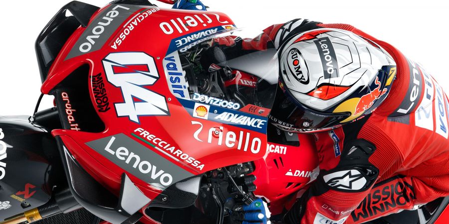 Tak Ada Lagi Kuda, Andrea Dovizioso Pilih Saint Seiya Jadi Ikon Helm Barunya