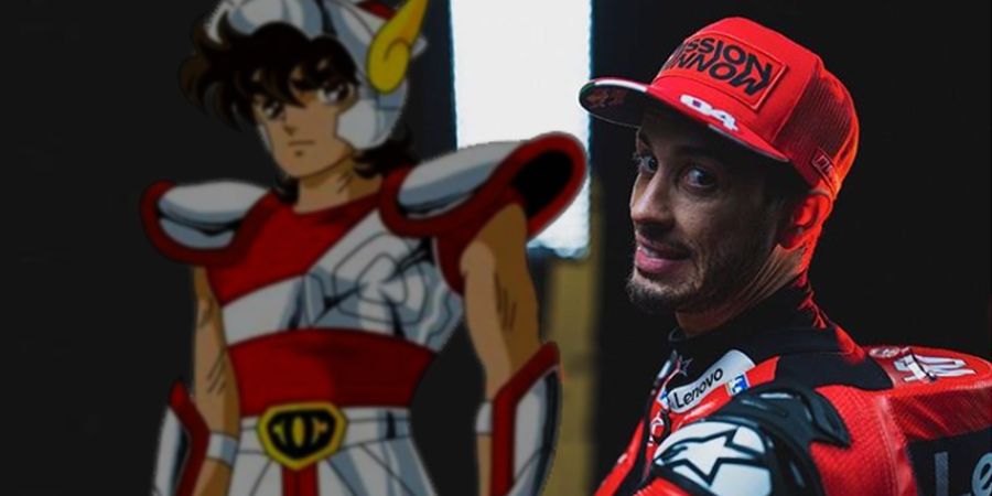 Andrea Dovizioso Pinjam Kekuatan Saint Seiya untuk Kalahkan Marc Marquez