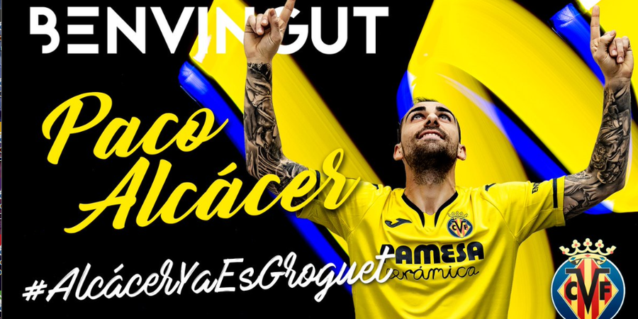 RESMI - Villarreal Datangkan Paco Alcacer dari Borussia Dortmund