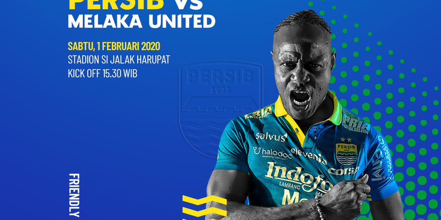 Link Live Streaming Persib Bandung Vs Melaka United, Uji Coba Striker Asing