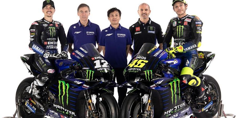 Yamaha Resmi Luncurkan Tim, Livery Valentino Rossi Tak Berubah